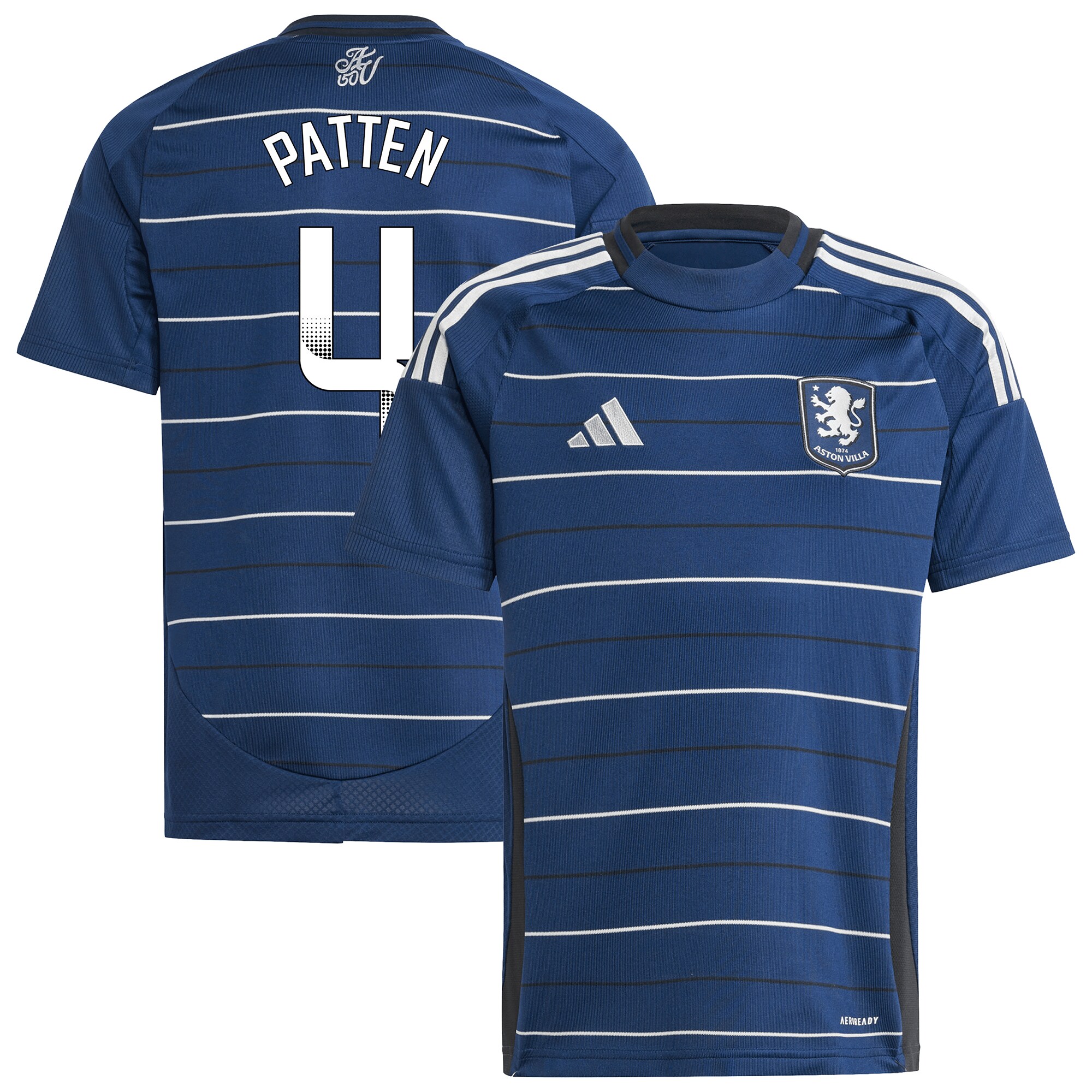 aston villa wsl adidas third shirt 2024-25 – kids with patten 4 printing Collection | Official Aston Villa FC Gear Online