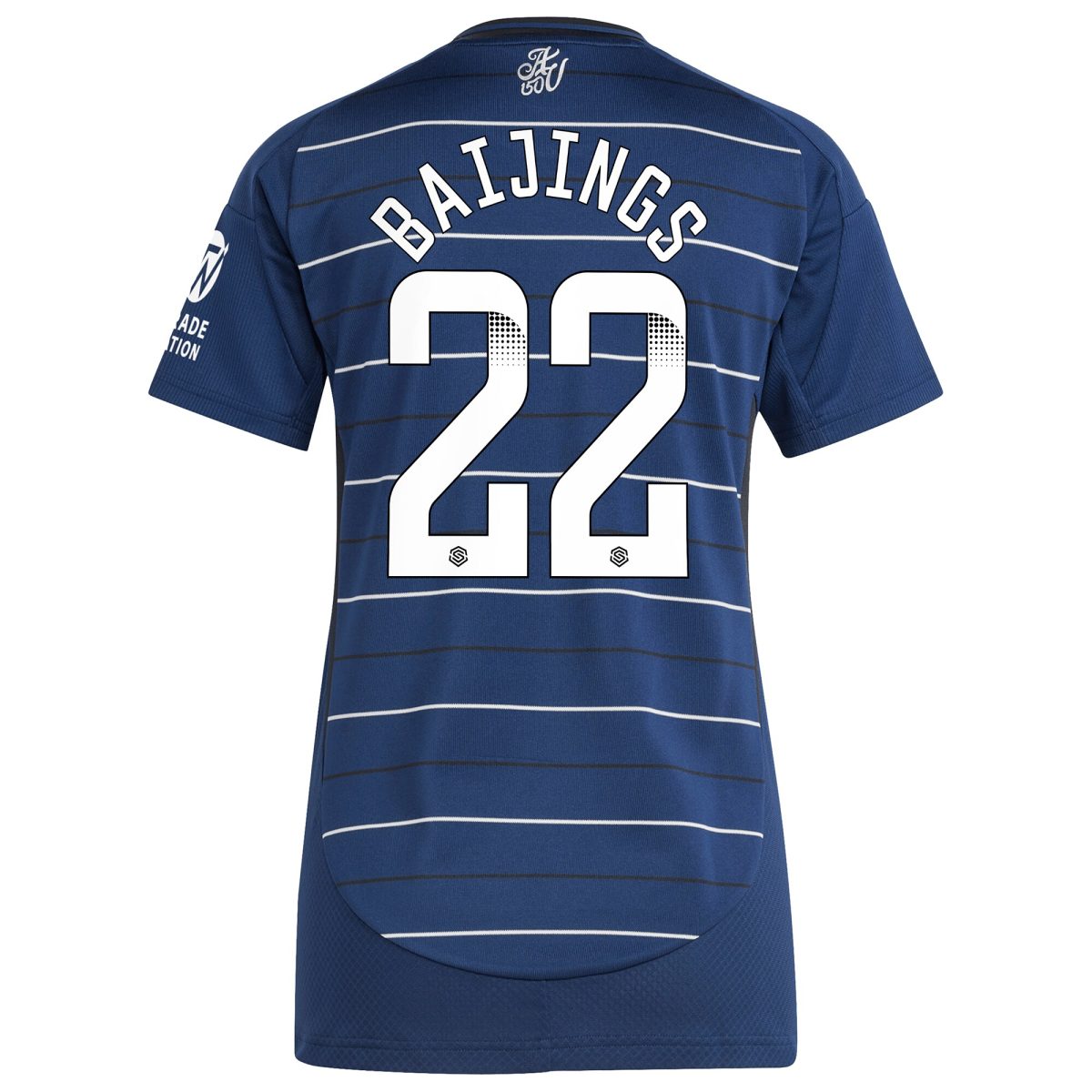 aston villa wsl adidas third shirt 2024-25 – womens with baijings 22 printing Collection | Official Aston Villa FC Gear Online