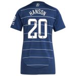 aston villa wsl adidas third shirt 2024-25 – womens with hanson 20 printing Collection | Official Aston Villa FC Gear Online