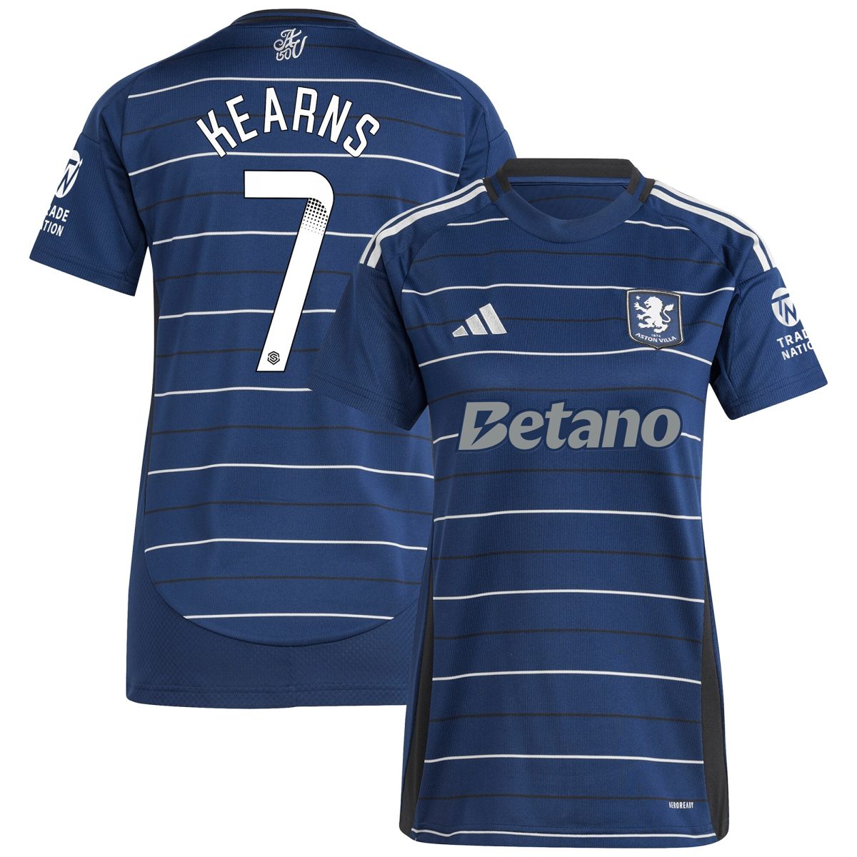 aston villa wsl adidas third shirt 2024-25 – womens with kearns 7 printing Collection | Official Aston Villa FC Gear Online