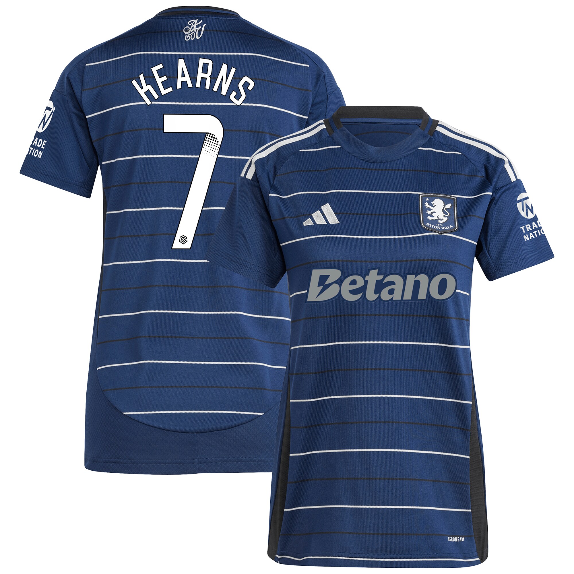 aston villa wsl adidas third shirt 2024-25 – womens with kearns 7 printing Collection | Official Aston Villa FC Gear Online