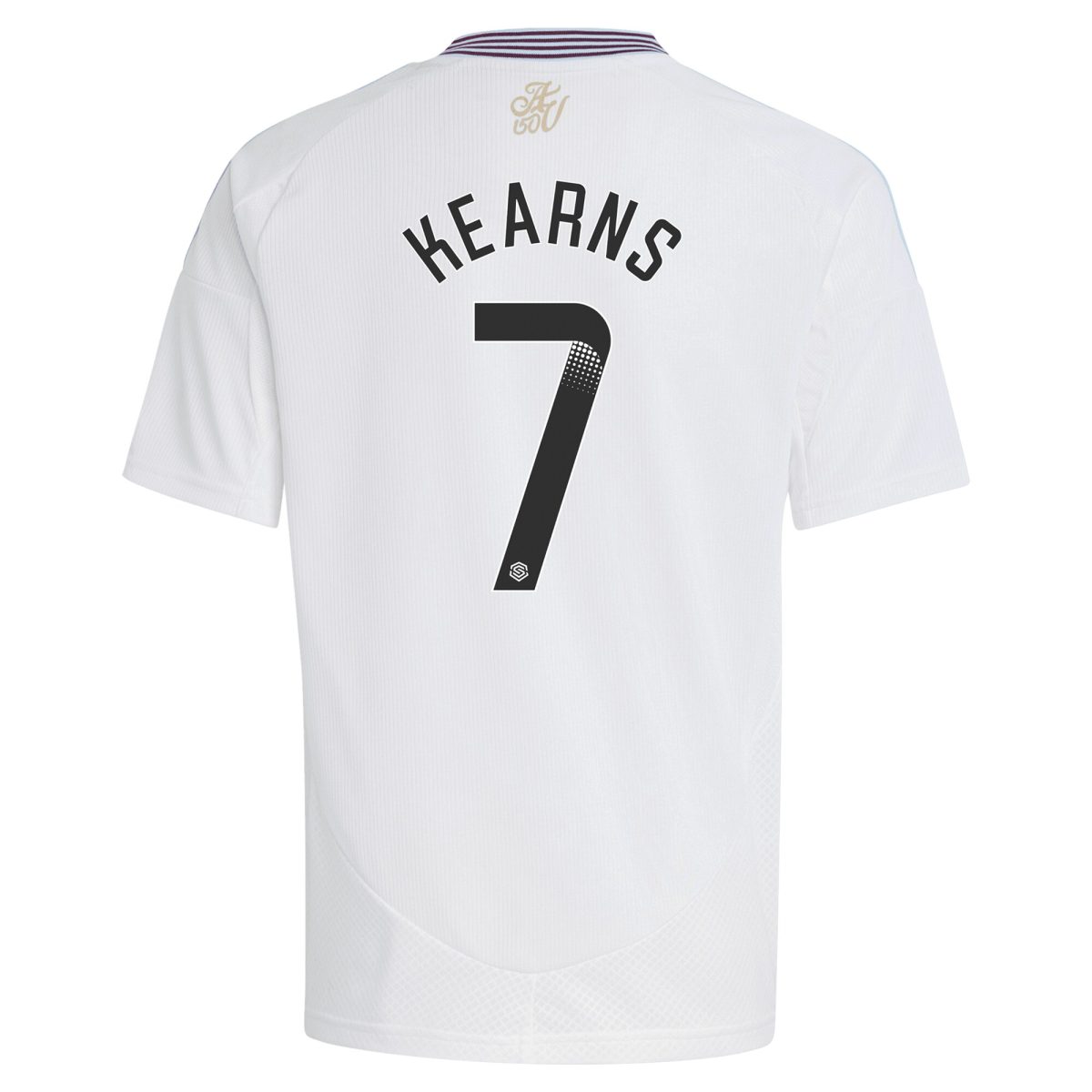 aston villa wsl away shirt 2024-25 – kids with kearns 7 printing Collection | Official Aston Villa FC Gear Online
