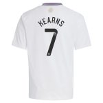 aston villa wsl away shirt 2024-25 – kids with kearns 7 printing Collection | Official Aston Villa FC Gear Online