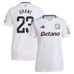 aston villa wsl away shirt 2024-25 – womens with grant 23 printing Collection | Official Aston Villa FC Gear Online