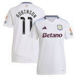aston villa wsl away shirt 2024-25 – womens with robinson 11 printing Collection | Official Aston Villa FC Gear Online